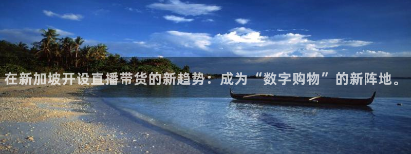 新球足球：在新加坡开设直播带货的新趋势：成为“数字购物”的新阵地。